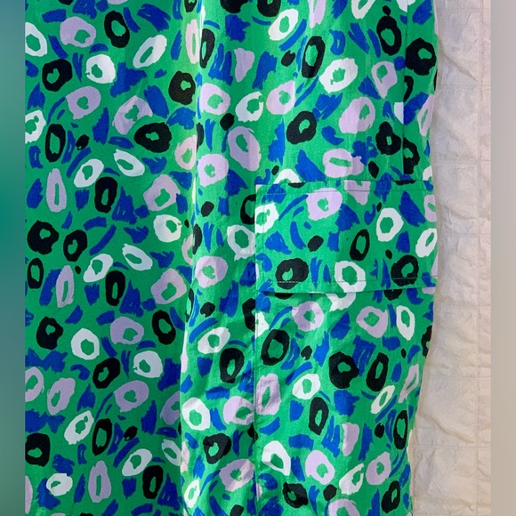 DVF X Target Women's Utility Jazz Dot Green Cargo Pants 3XL NWT - Picture 14 of 15